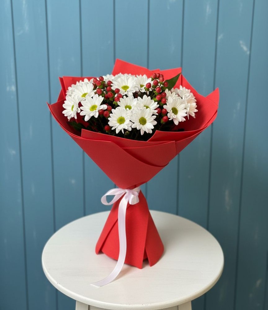 Букет цветов из: Хризантемы в Ладушкине