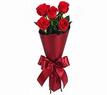 Букет 5 Красных роз Эдлесс Лав в Ладушкине