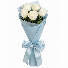 Букет 5 Белых роз Проуд #REPLACE_PRED# Ладушкине