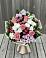 Букет цветов из: Альстромерии, Гвоздики, Розы и Хризантемы в Ладушкине