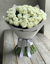 Букет 35 Белых роз в Ладушкине