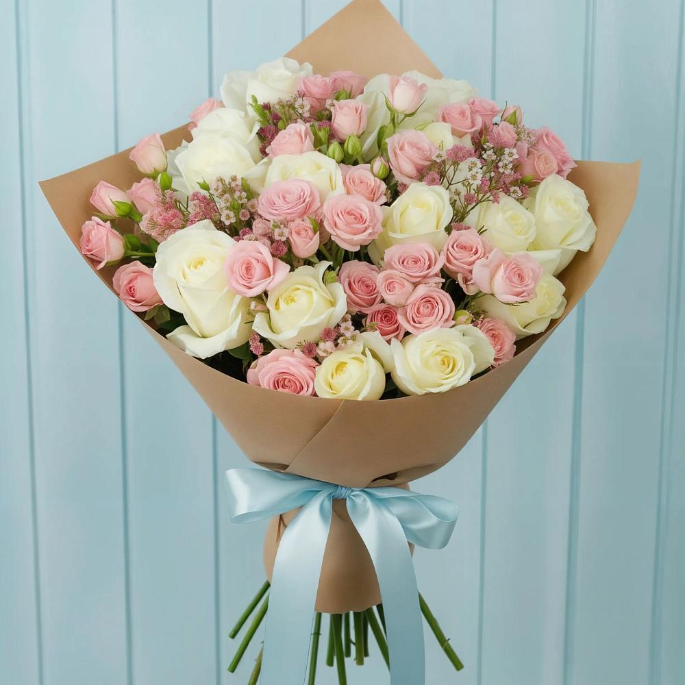 Букет цветов из: Розы в Ладушкине