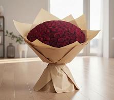 Букет 101 Красная роза в Ладушкине