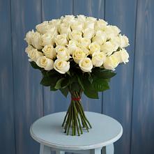 Букет 51 Белая роза Эдлесс Лав #REPLACE_PRED# Ладушкине