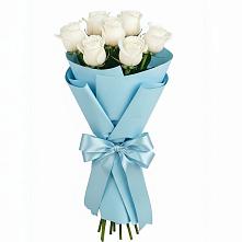 Букет 7 белых роз Проуд #REPLACE_PRED# Ладушкине