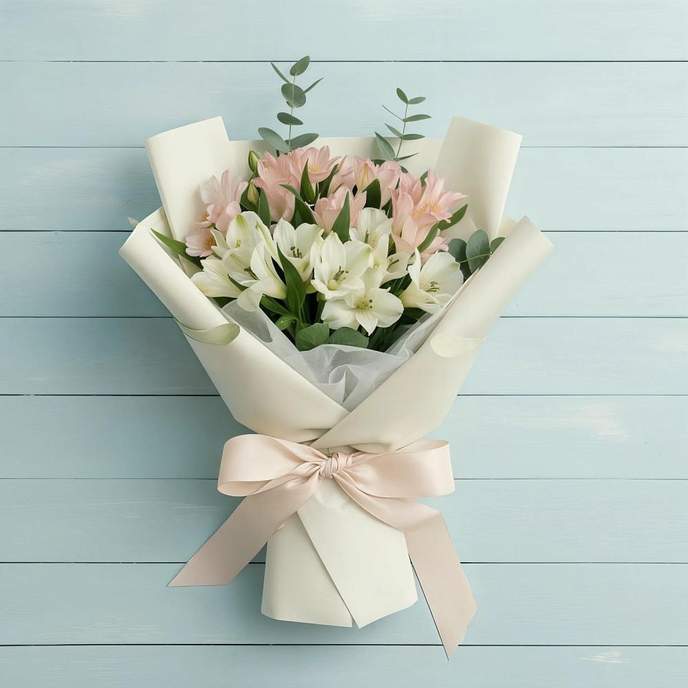 Букет цветов из: Альстромерии в Ладушкине