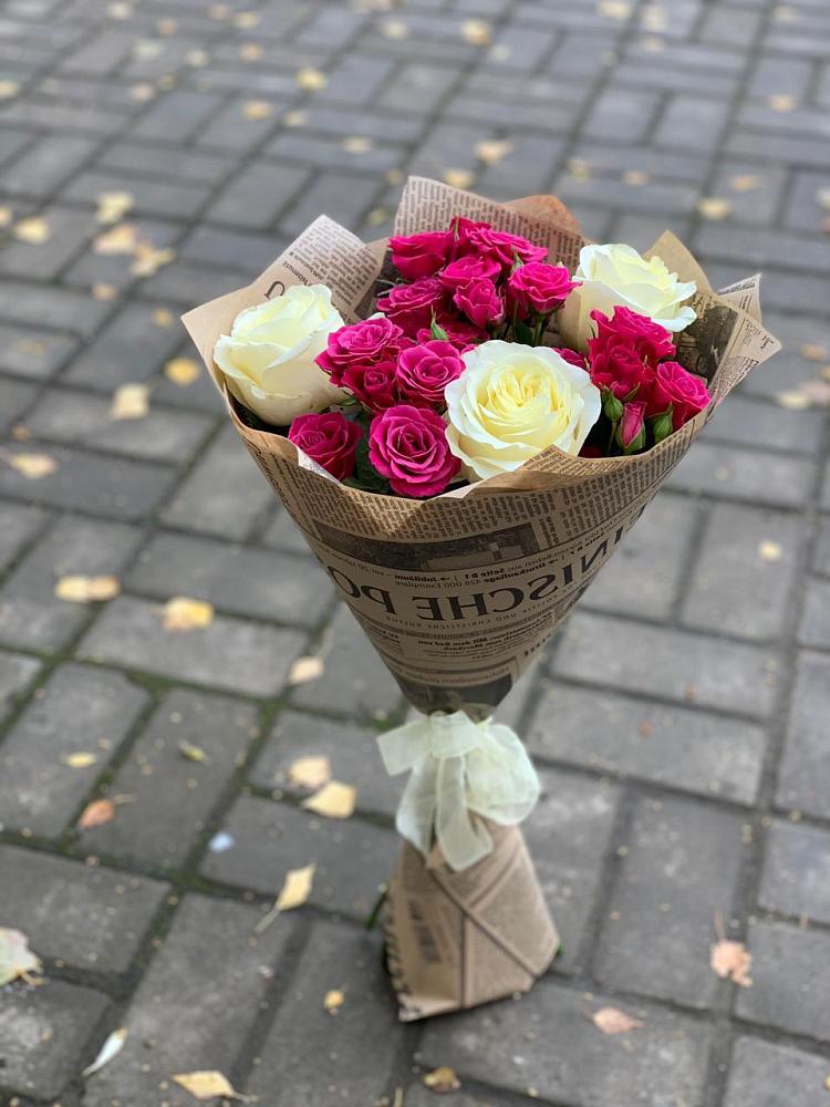Букет цветов из: Розы в Ладушкине