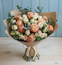 Букет цветов из:  Альстромерии и Розы #REPLACE_PRED# Ладушкине