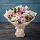 Букет цветов из: Хризантемы, Альстромерии и Розы в Ладушкине